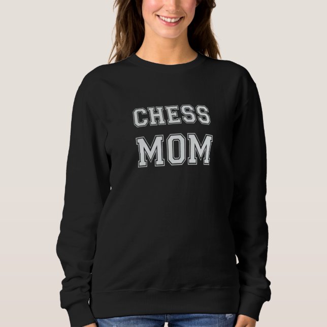 Moletom Chess Mom Chess  Chess player Mom (Frente)