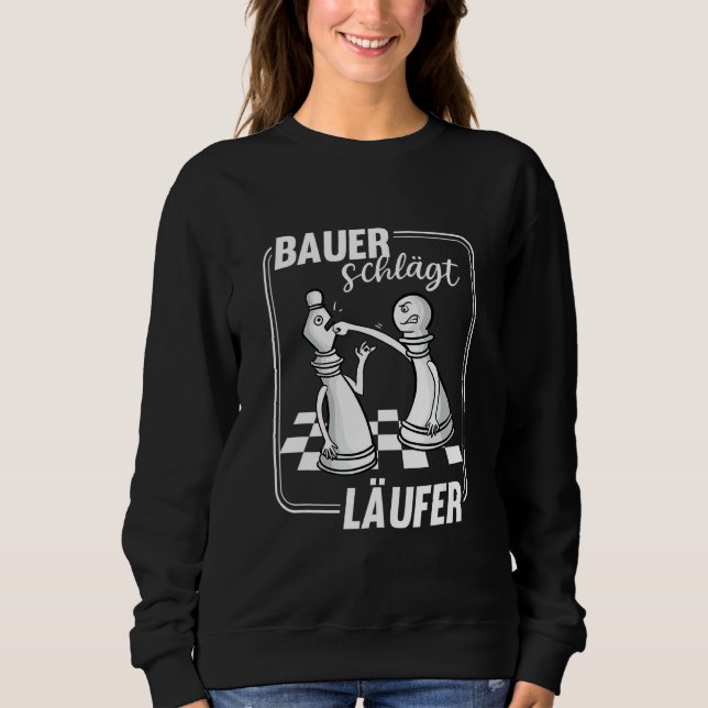 Moletom Chess Player Bauer Beats Runner (Frente)