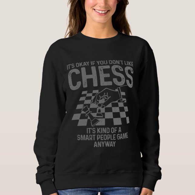 Moletom Chess Smart People Game  Chess Player (Frente)