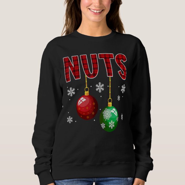 Moletom Chest Nuts  Matching Chestnuts Christmas Couples N (Frente)