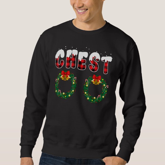 Moletom Chest Nuts  Matching Chestnuts Christmas Couples N (Frente)