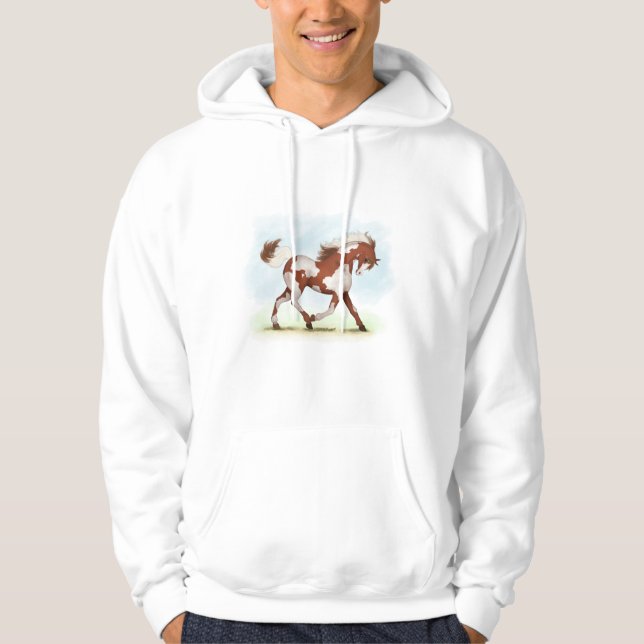 Moletom Chestnut Overo Skewbald Horse (Frente)