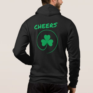 Moletom Chever Shamrock Dia de São Patrício Verde irland