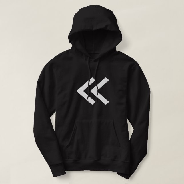 Moletom Chevron Duplo Branco (Frente do Design)