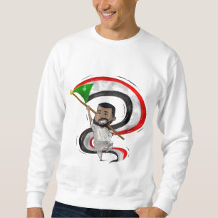 Moletom Chibi Alegre com Bandeira