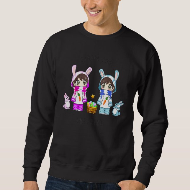 Moletom Chibi Cute Kawai Easter Ovos Surpresa Boy (Frente)