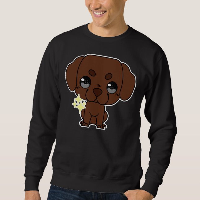 Moletom Chibi Doggo - Laboratório Superior de Chocolate (Frente)