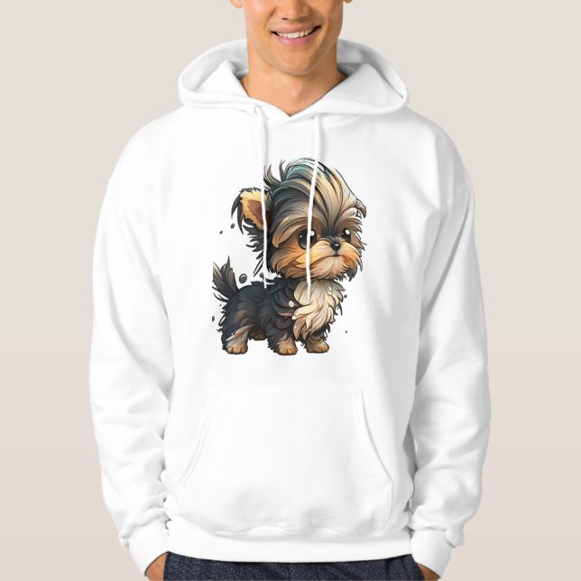 Moletom Chibi Yorkshire Terrier (Frente)