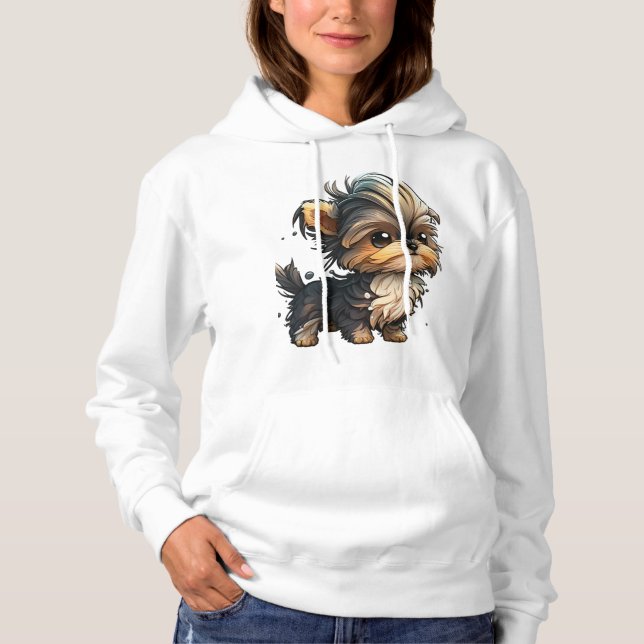Moletom Chibi Yorkshire Terrier (Frente)