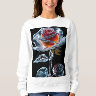 Moletom "Chic Floral Elegance: Design-T-Shirt Rosa feminin