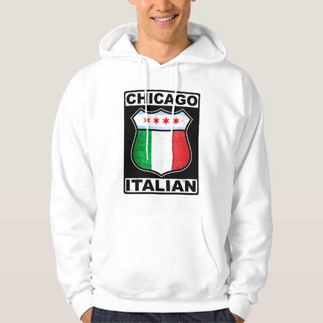 Moletom Chicago Italiano Americano (Frente)