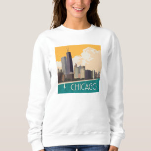 Moletom Chicago Linha Skyline Moderna