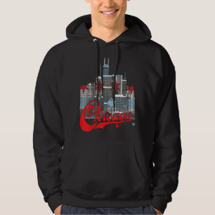 Moletom Chicago Skyline Squared Chicago Flag