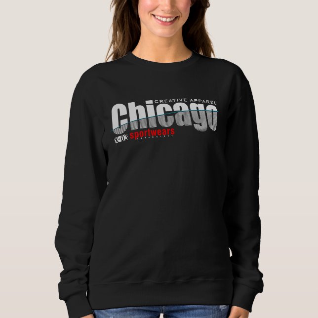 Moletom Chicago Street Wear Urban Boston Life Hip Hop (Frente)