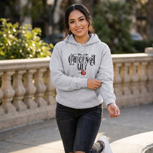 Moletom Chicana Amor   Latina Orgulho Streetwear