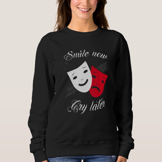 Moletom Chicano and chicana for Smile Now Cry Later Premiu (Frente)