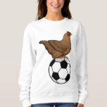 Moletom Chicken at Soccer Sports<br><div class="desc">This design is the perfect gift for a birthday,  Christmas and other celebrations. It is suitable for women,  men and kids.</div>
