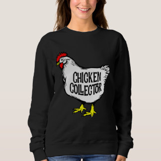 Moletom Chicken Collector Backyard Farm Clucking Hen Graph