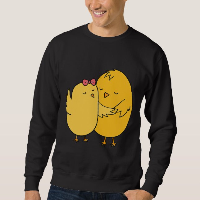 Moletom Chicken Couples Wedding Anniversary   (Frente)