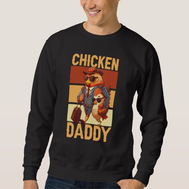 Moletom Chicken Daddy Farmer Chicken Whisper Farm Animal P (Frente)