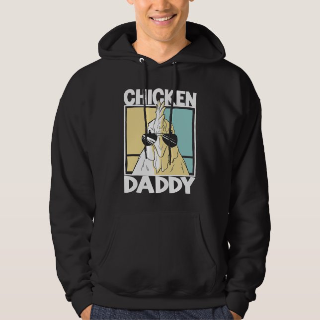 Moletom Chicken Daddy farmer farming chickens (Frente)