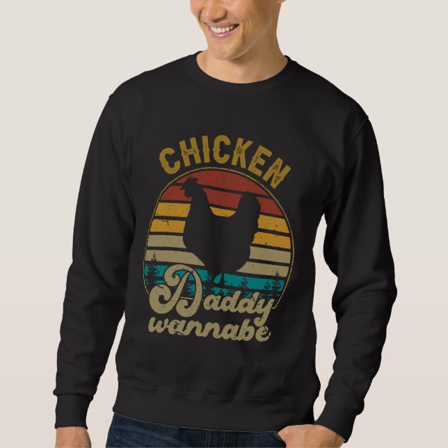 Moletom Chicken Daddy Wannabe Vintage Retro Chic (Frente)