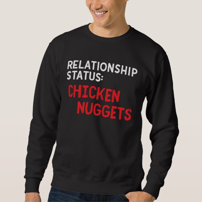 Moletom Chicken Nugget Valentines Day  Nuggets  Boys Girls (Frente)