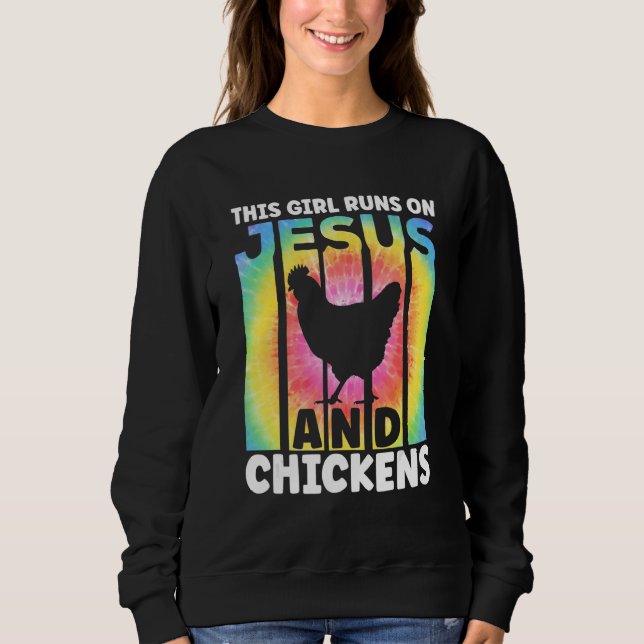 Moletom Chicken Outfit for Chicken Hen Lovers Apparel Wome (Frente)