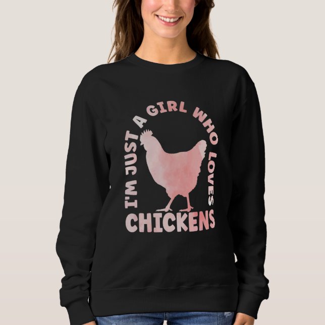 Moletom Chicken Outfit for Chicken Hen Lovers Apparel Wome (Frente)