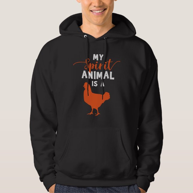 Moletom Chicken Spirit Animal Chicken (Frente)