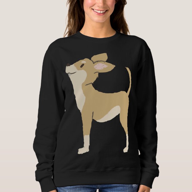 Moletom Chihuahua Brown (Frente)