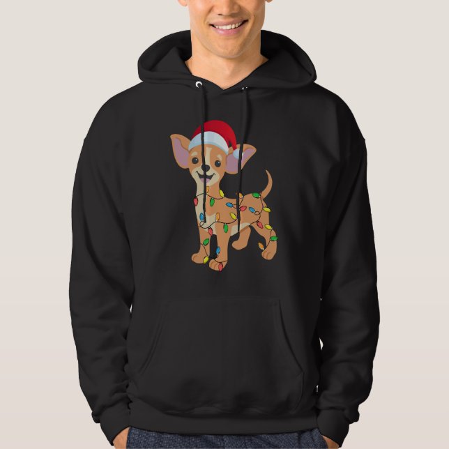 Moletom Chihuahua Christmas (Frente)