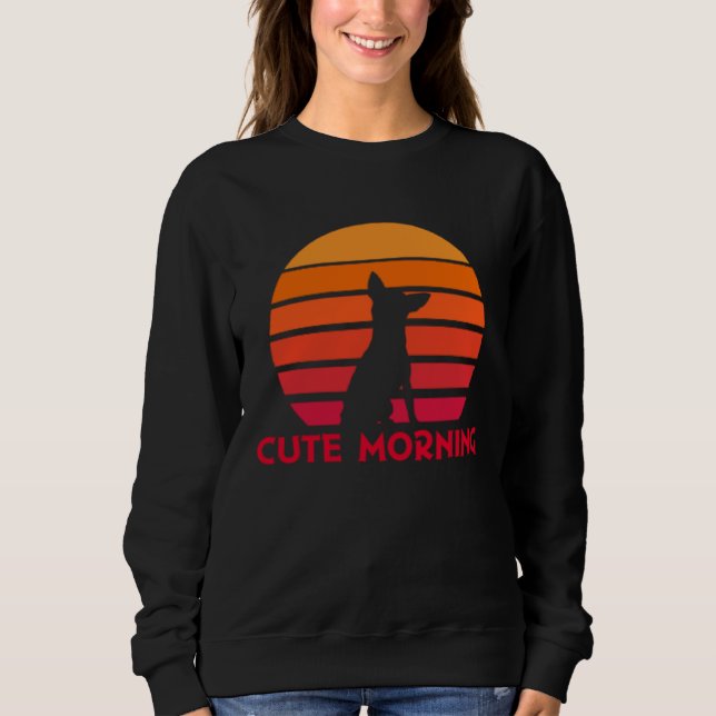 Moletom Chihuahua  Cute Morning  Sunrise  Sunset  Dog (Frente)