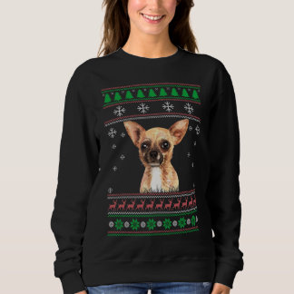 Moletom Chihuahua Dog Lover Feio Natal Suor Xmas
