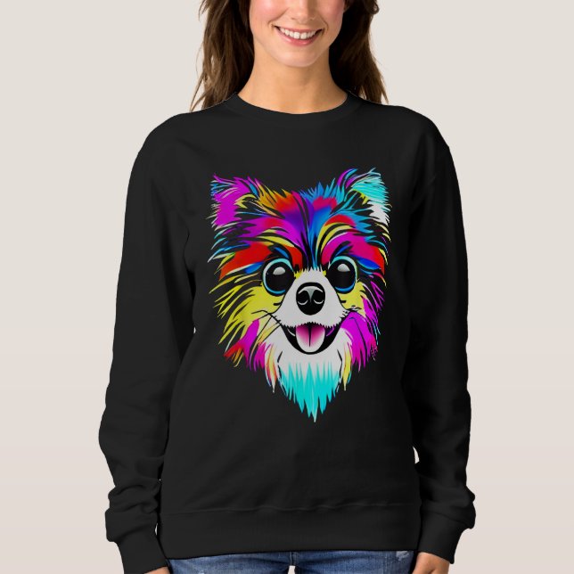 Moletom Chihuahua dog  pet mom dad Group  quotes Family (Frente)