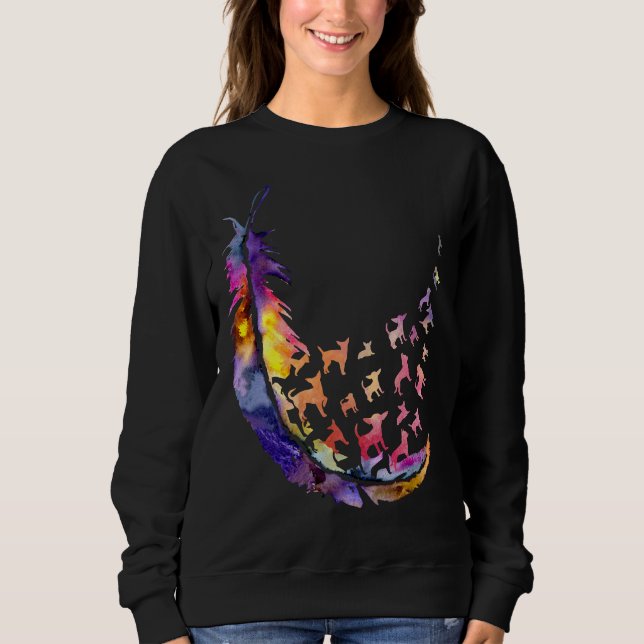 Moletom Chihuahua Feather (Frente)