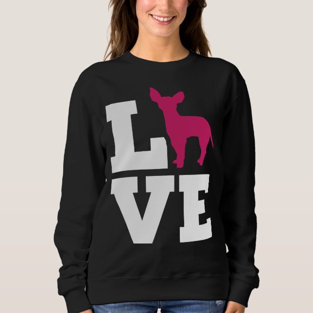Moletom Chihuahua Love (Frente)