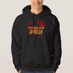 Moletom Chihuahua Mãe Estilo Afastado Retroativo