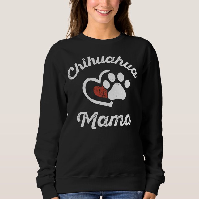 Moletom Chihuahua Mama Chihuahua Proprietária Cachorro Mãe (Frente)