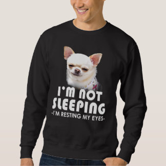 Moletom Chihuahua Não Estou Dormindo Descansando Meu Cacho
