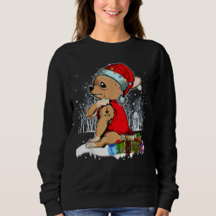 Moletom Chihuahua Natal Eu Amo Mamãe Tatto Xmas Pajama