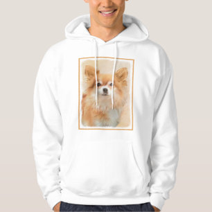 Moletom Chihuahua Pintura De Cachorro De Cabelo Longo