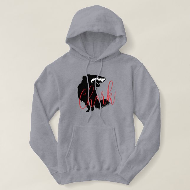 Moletom Chihuahua + Shark = Chark (Frente do Design)