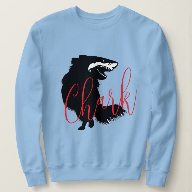 Moletom Chihuahua + Shark = Chark (Frente do Design)