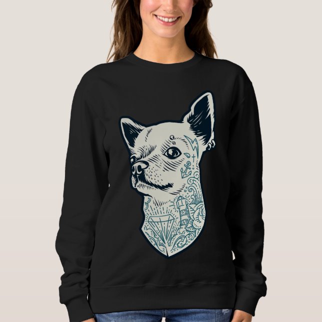 Moletom Chihuahua Tattoo (Frente)