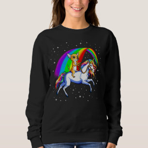 Moletom Chihuahua Unicorn Girls Space Galaxy Rainbow Dog T