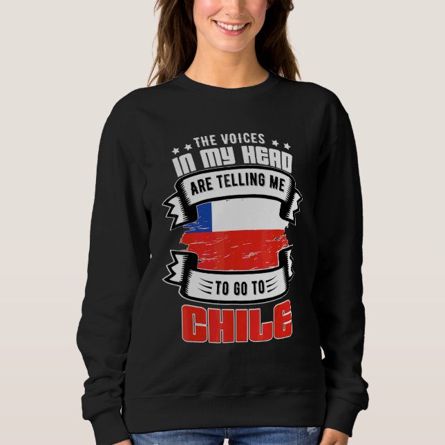 Moletom Chile na Minha Cabeça (Frente)