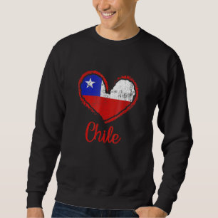 Moletom Chile Sinalizador de Coração Chilenos
