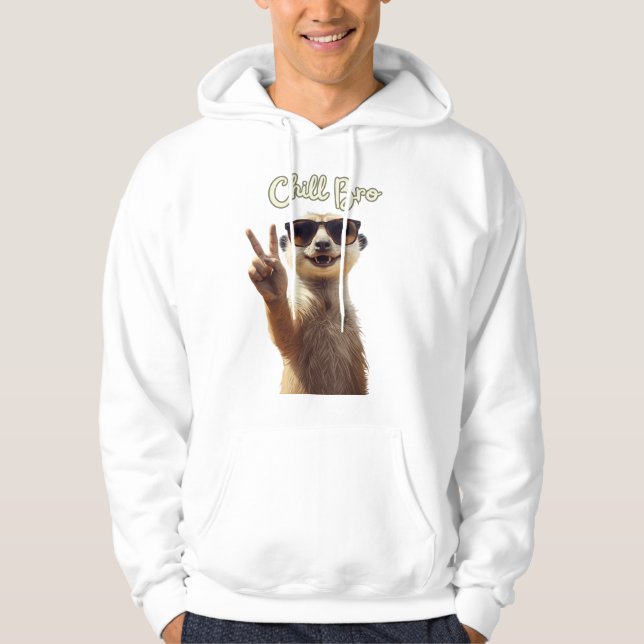 Moletom Chill Bro – Funny Sloth Hoodie (Frente)