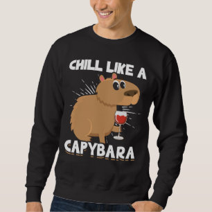 Moletom Chill Capybara Cute Animal Lover